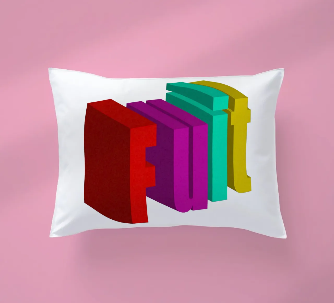 Frutta Typo Stile colorato cuscino da Urban Life