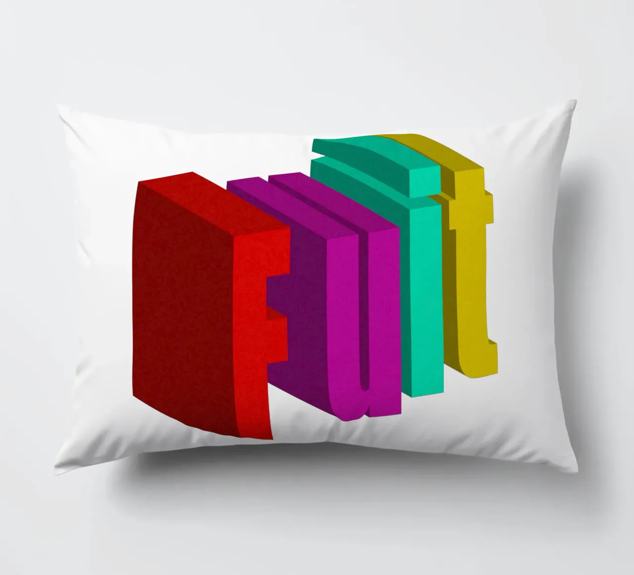 Frutta Typo Stile colorato cuscino da Urban Life