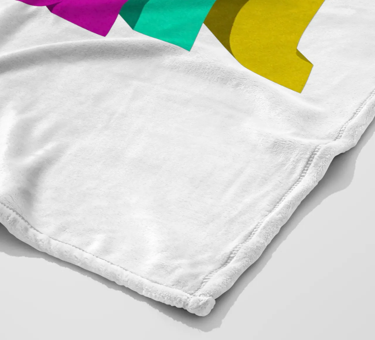 Frutta Typo Stile colorato coperta in pile da Urban Life
