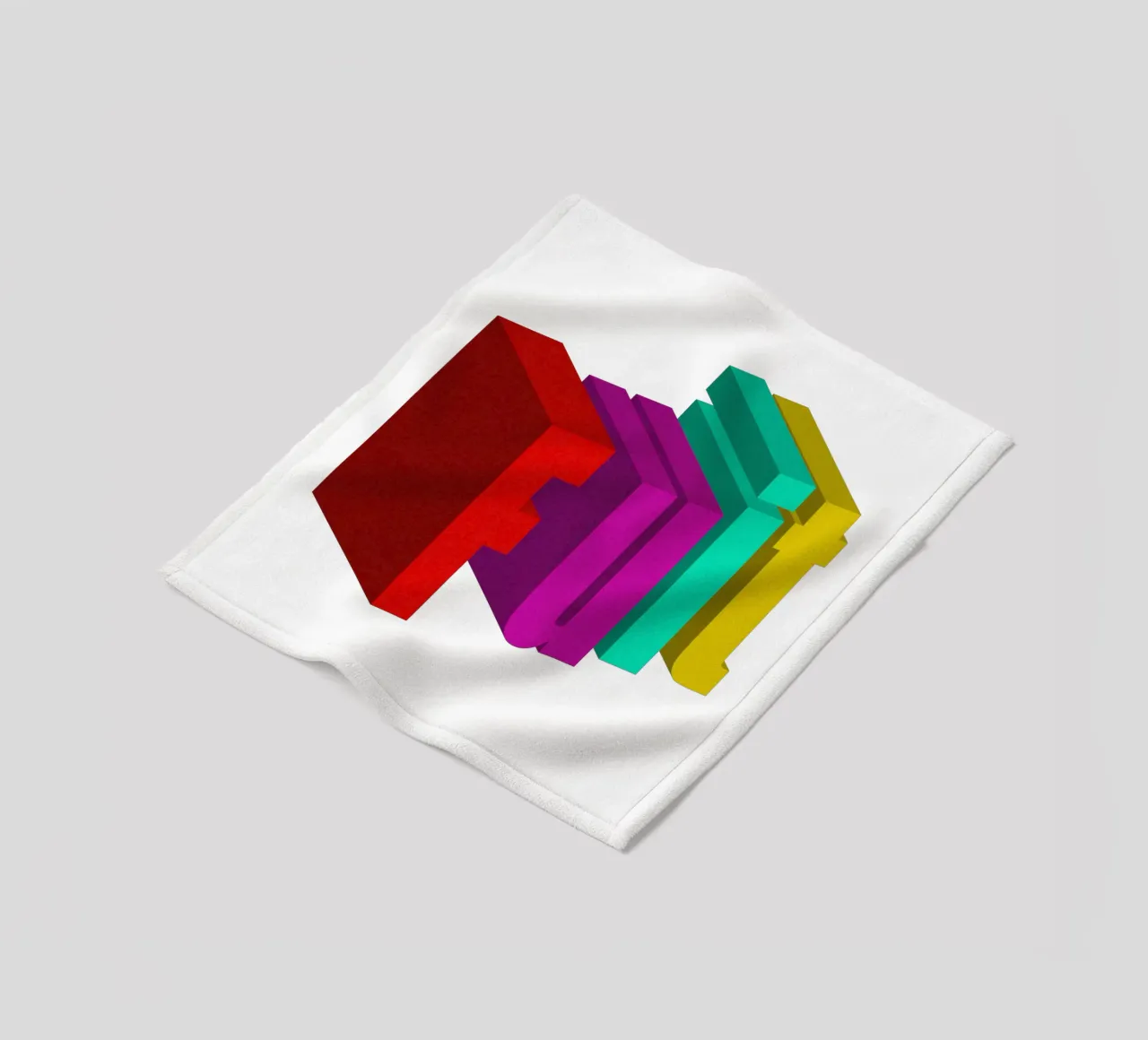 Frutta Typo Stile colorato coperta in pile da Urban Life