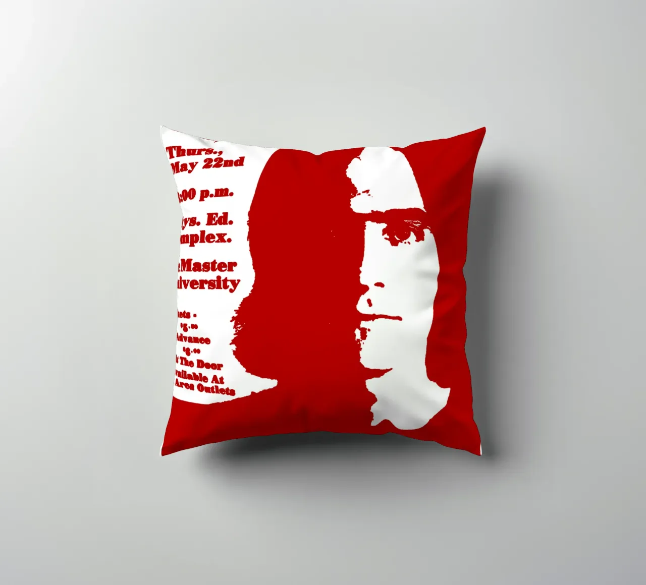 James Taylor - Singer decorative cushion by Deepness