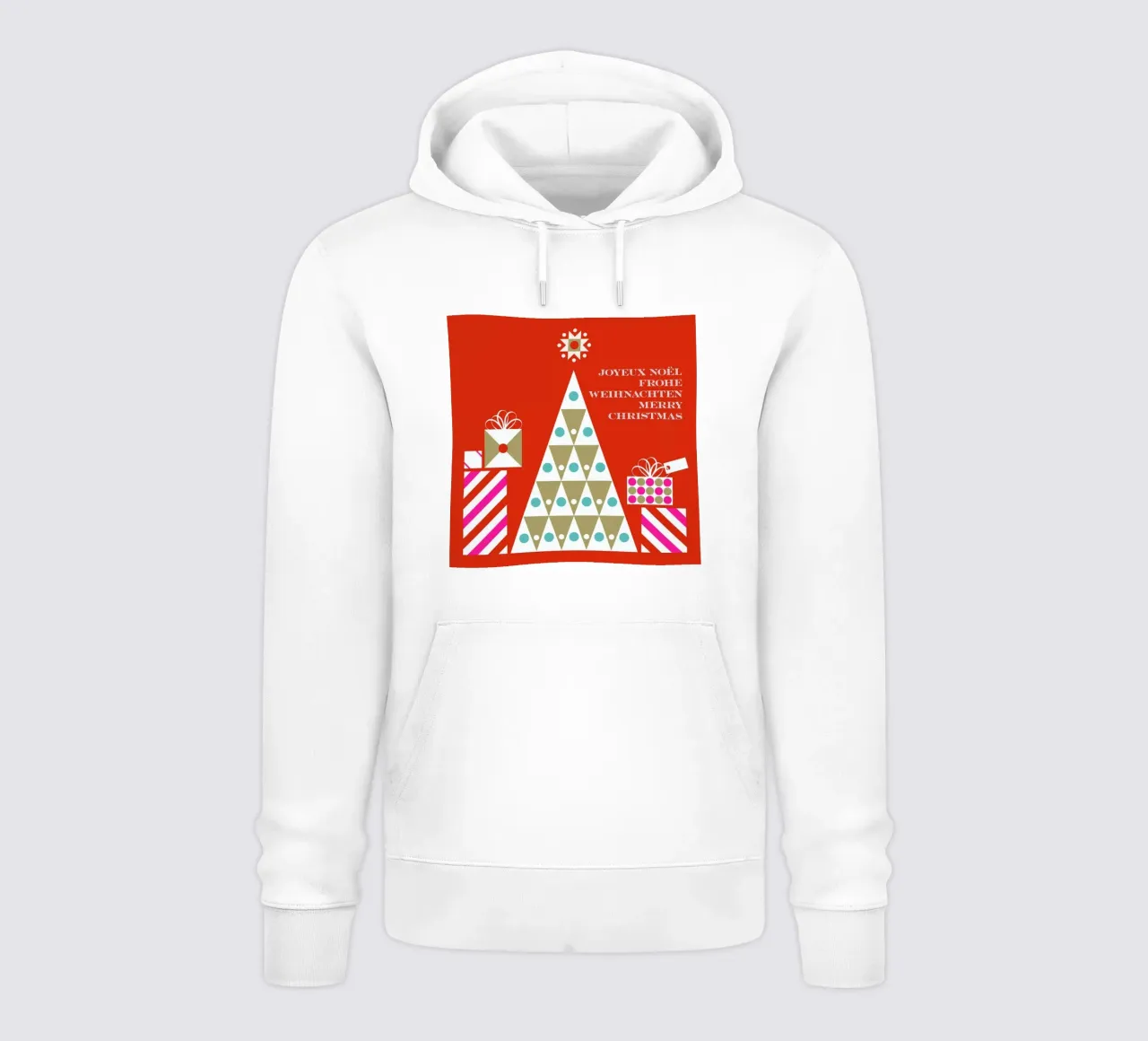 Albero con regali felpa con cappuccio da Bo Lundberg