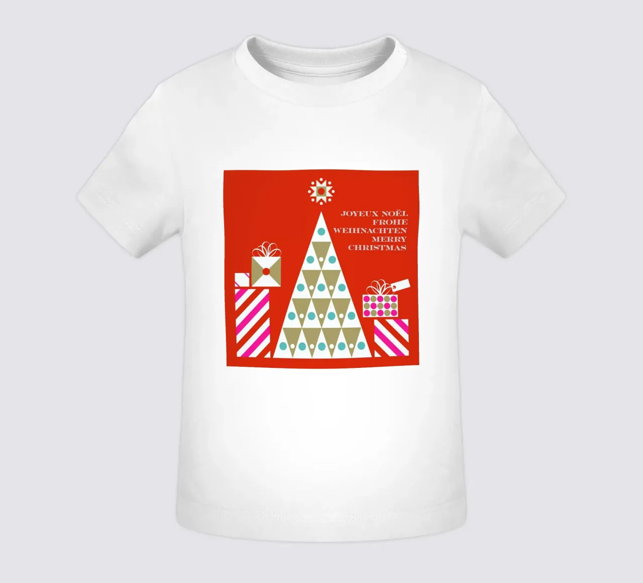 Albero con regali maglietta neonato da Bo Lundberg