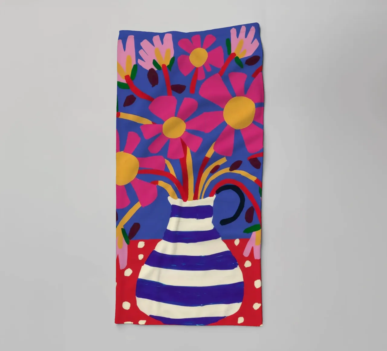 Bouquet a pois viola asciugamano da bagno da FadeAura