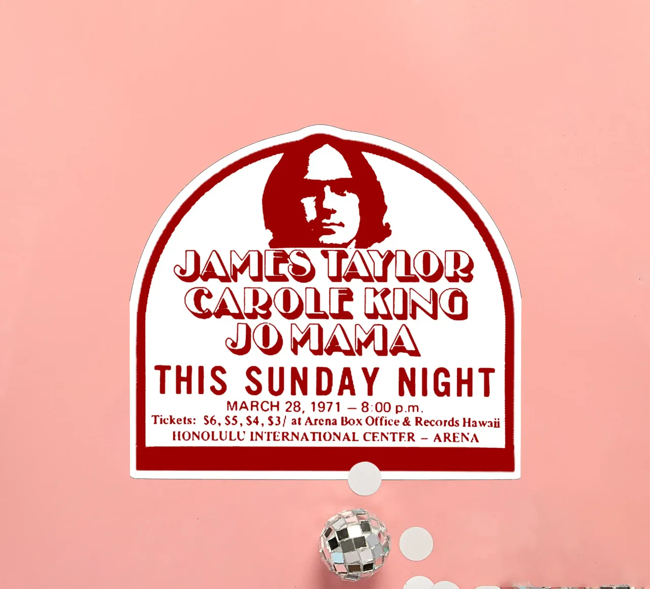James Taylor - Quote Sticker von Deepness