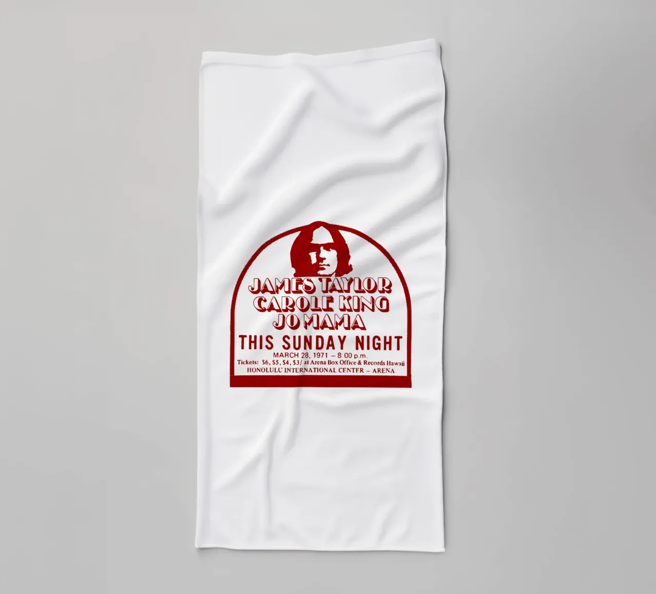 James Taylor - Quote towel by Deepness