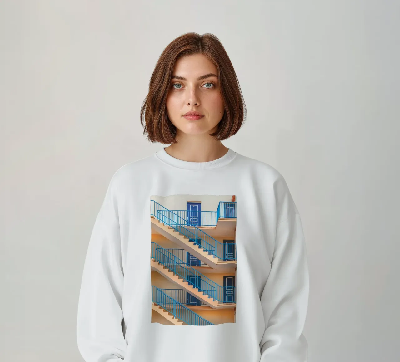 Scale blu felpa da Dave Hare Photography