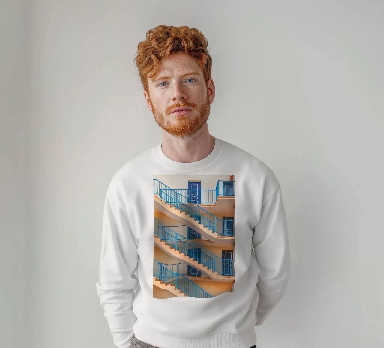 Scale blu felpa da Dave Hare Photography