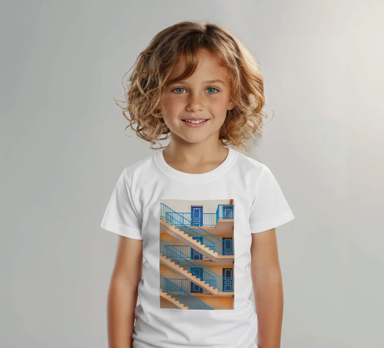 Scale blu t-shirt bambini da Dave Hare Photography