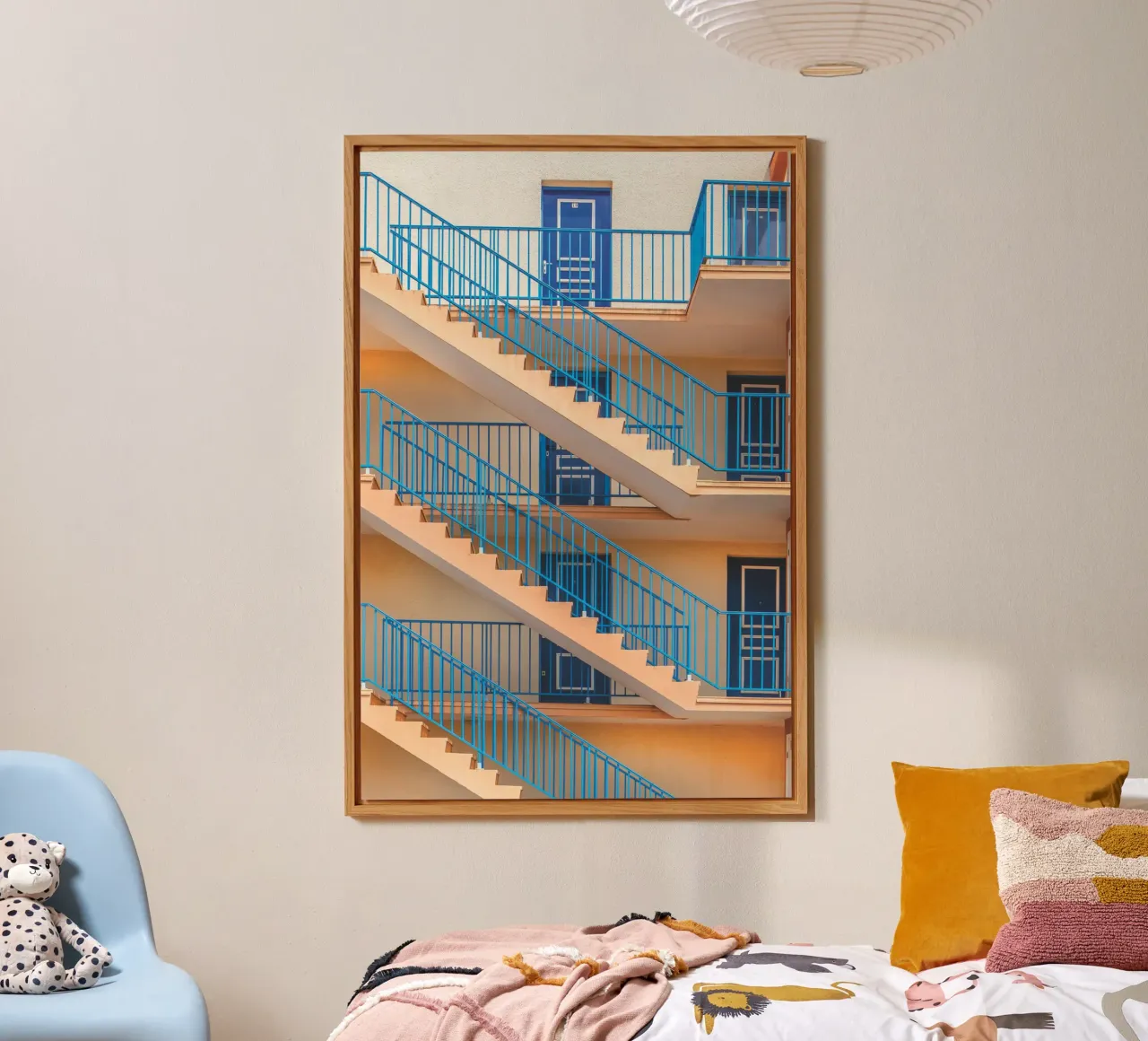 Scale blu alluminio dibond da Dave Hare Photography