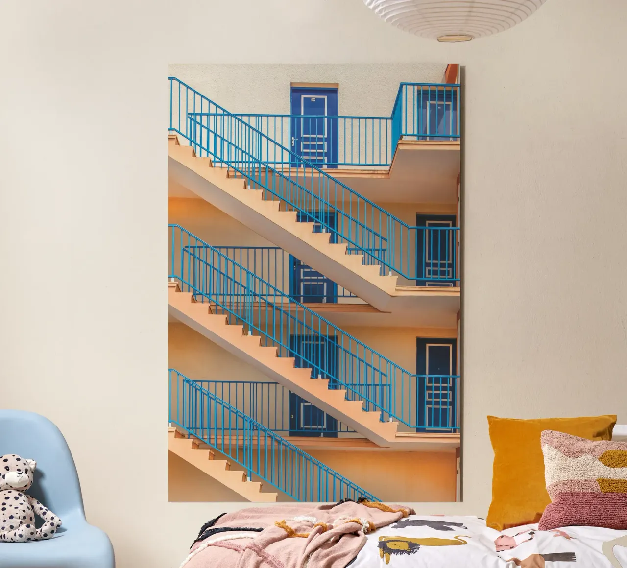 Scale blu alluminio dibond da Dave Hare Photography