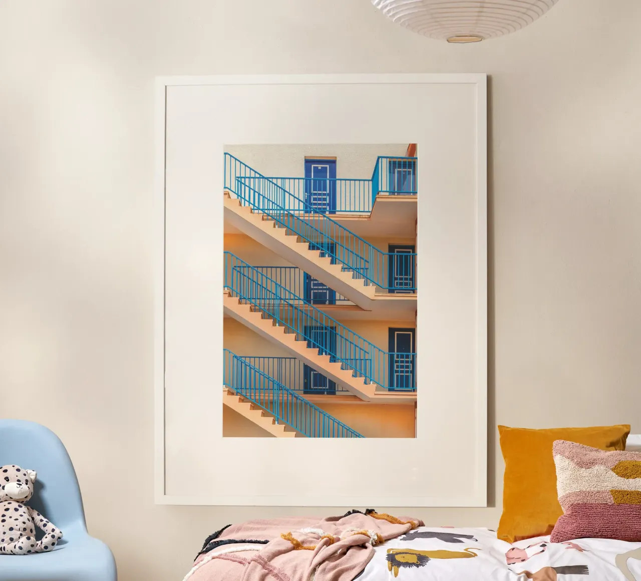 Scale blu poster da Dave Hare Photography