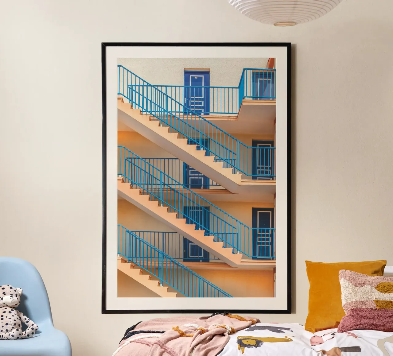 Scale blu poster da Dave Hare Photography