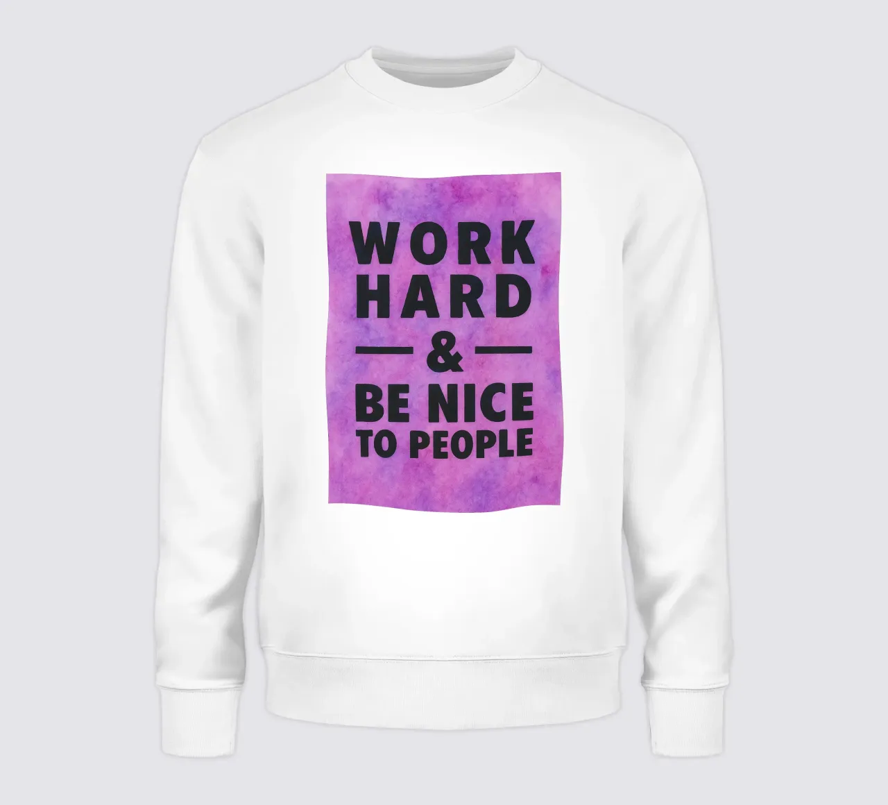 lavorare sodo ed essere persone gentili felpa da onelove