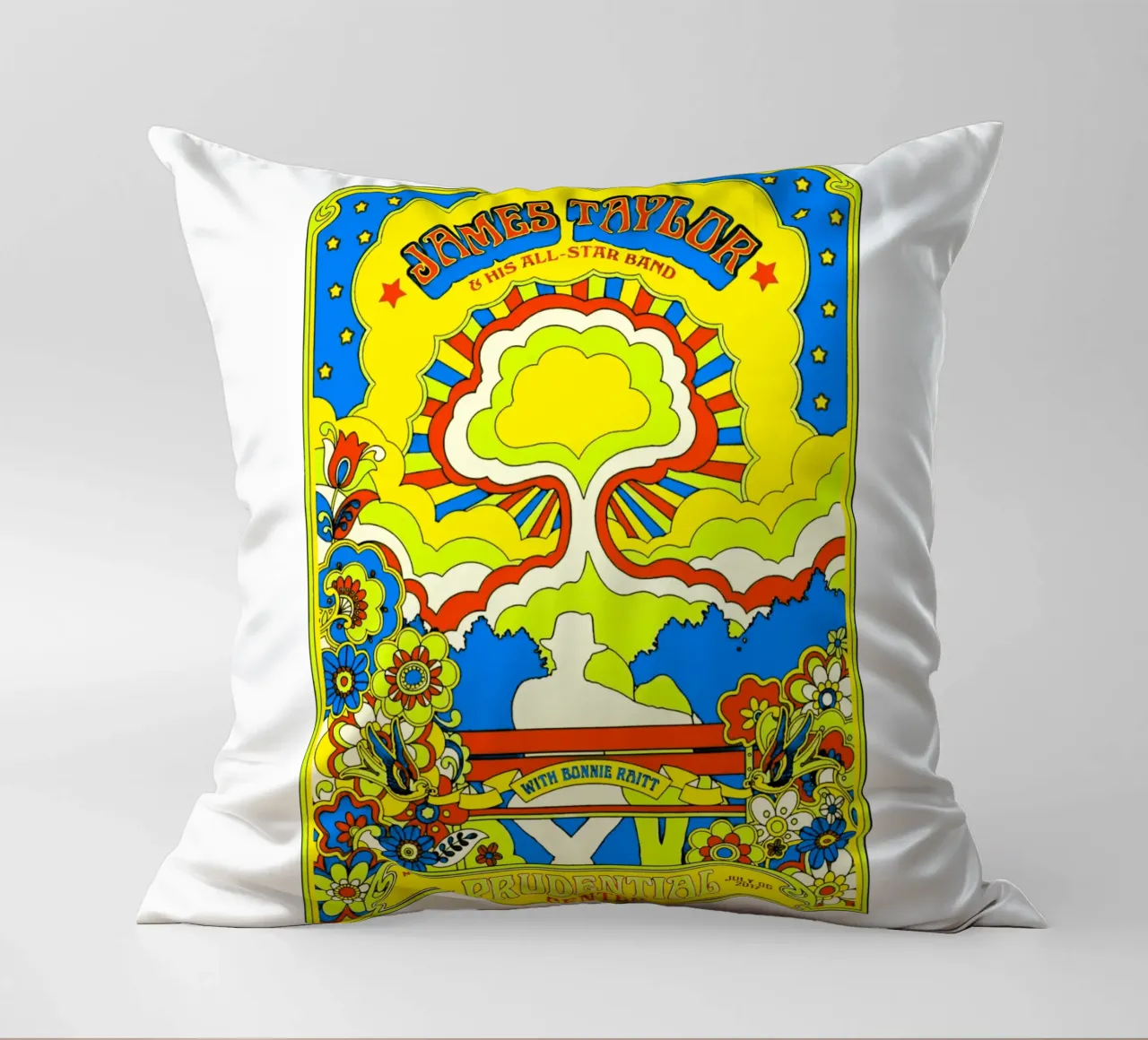 James taylor - Poster decorative cushion by Deepness