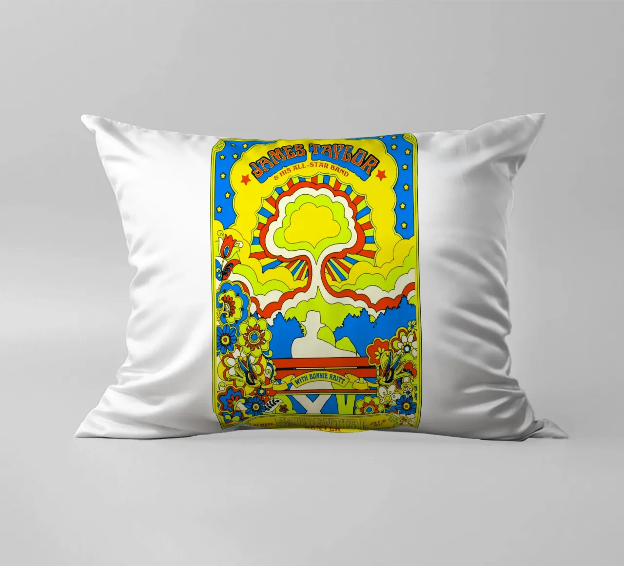 James taylor - Poster decorative cushion by Deepness