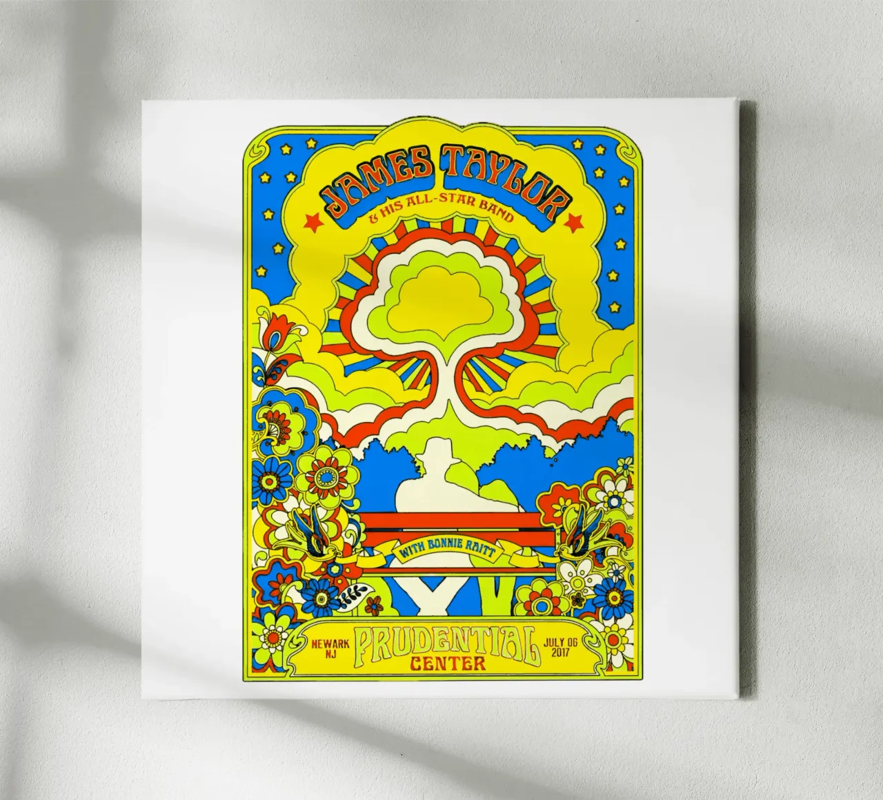 James taylor - Poster canvas met Baklijst van Deepness