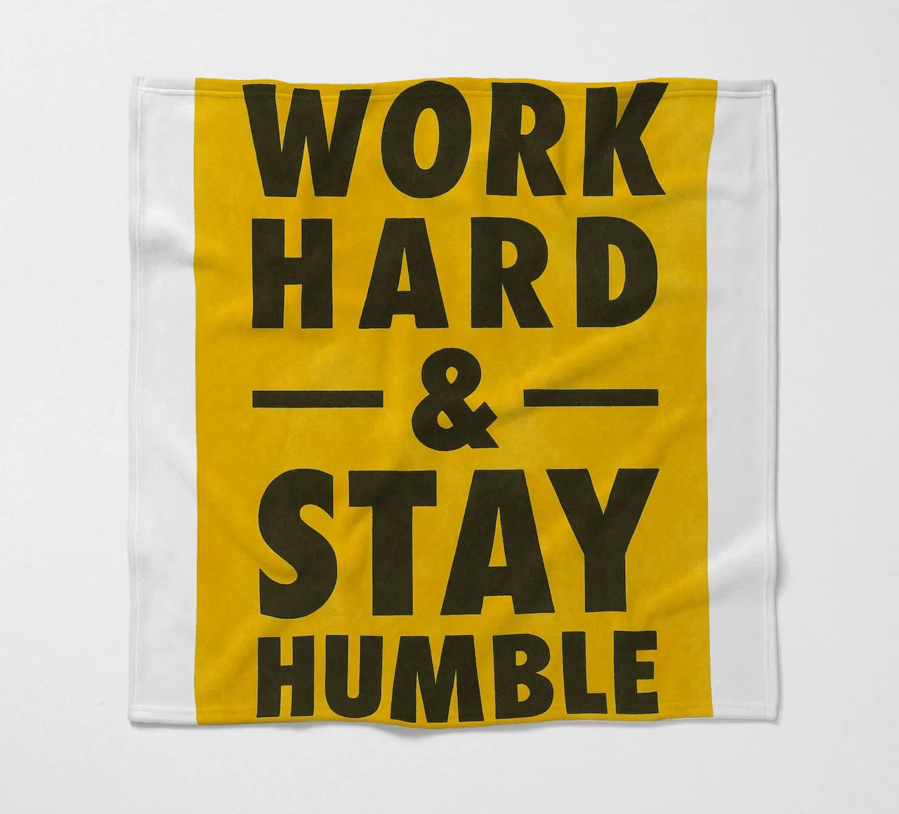 work hard and stay humble fleece blanket by onelove