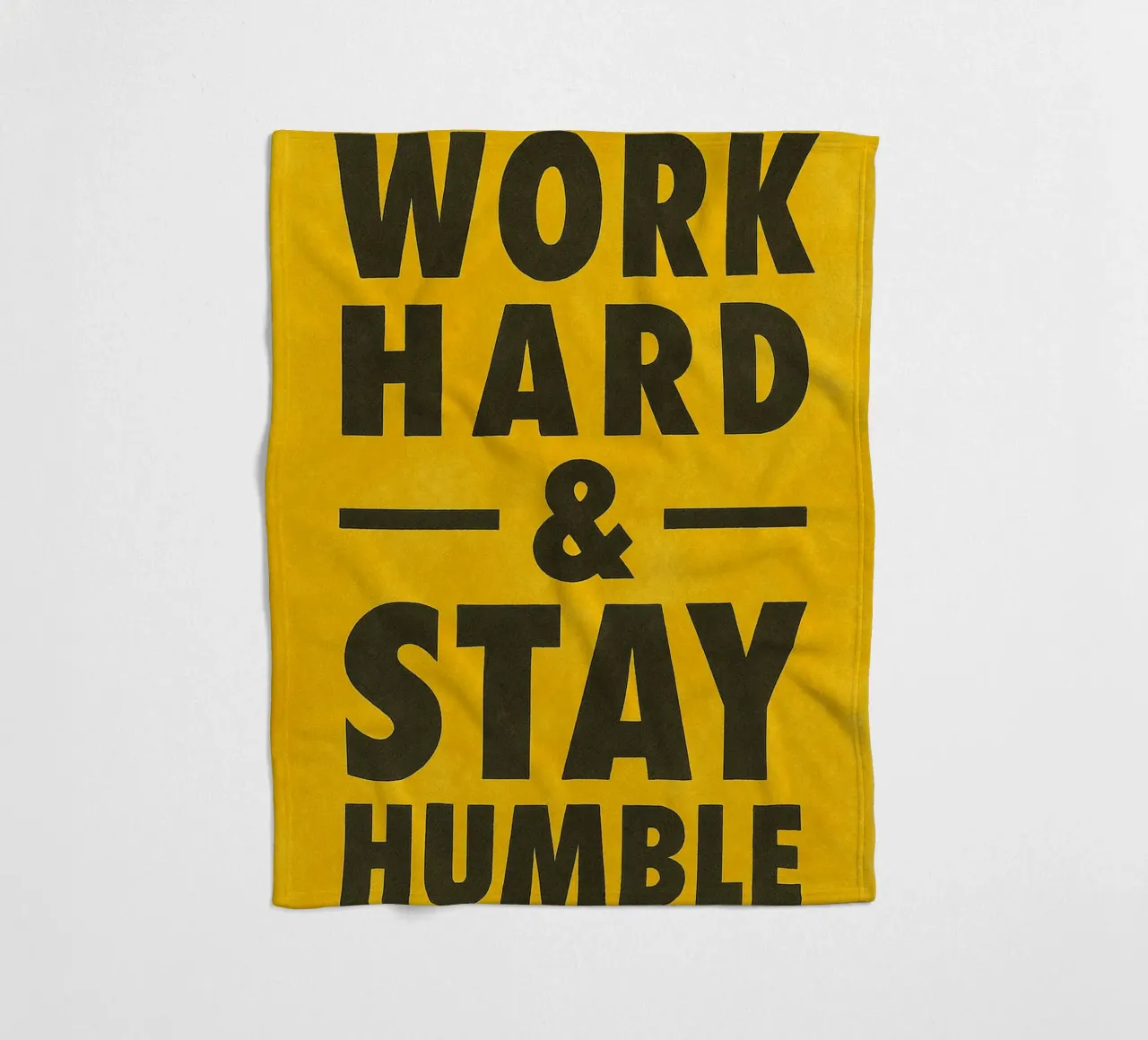 work hard and stay humble fleece blanket by onelove
