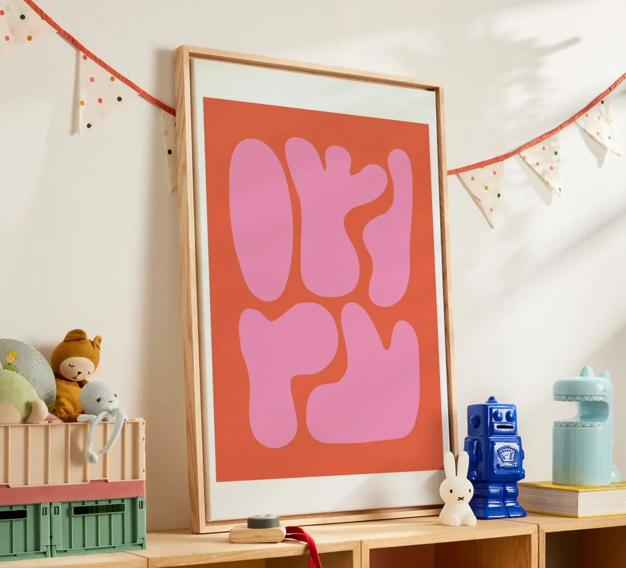 Two Colors 5 canvas van Mottos by Sinan Saydik