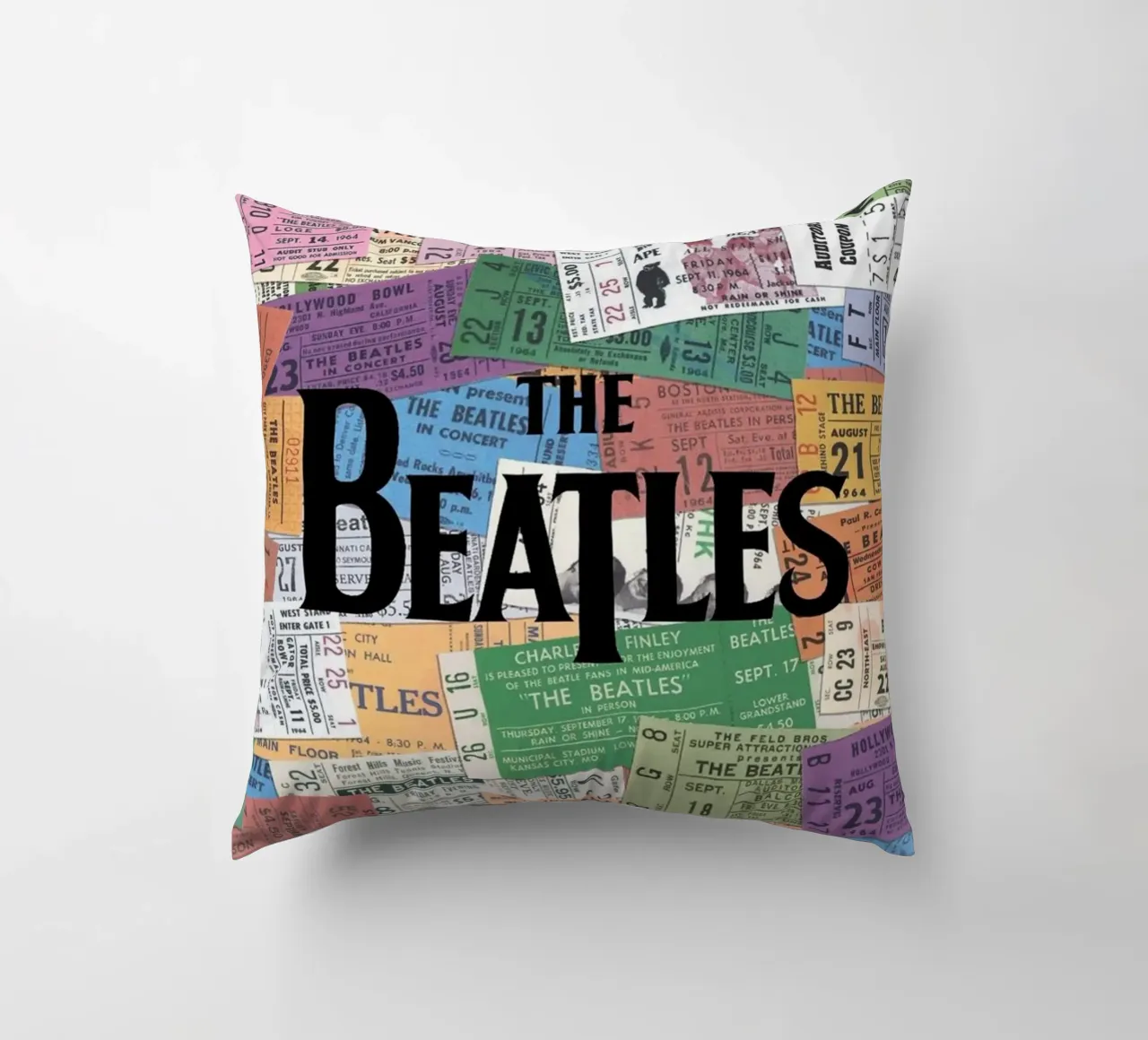 Una notte con i Beatles cuscino da nabcu