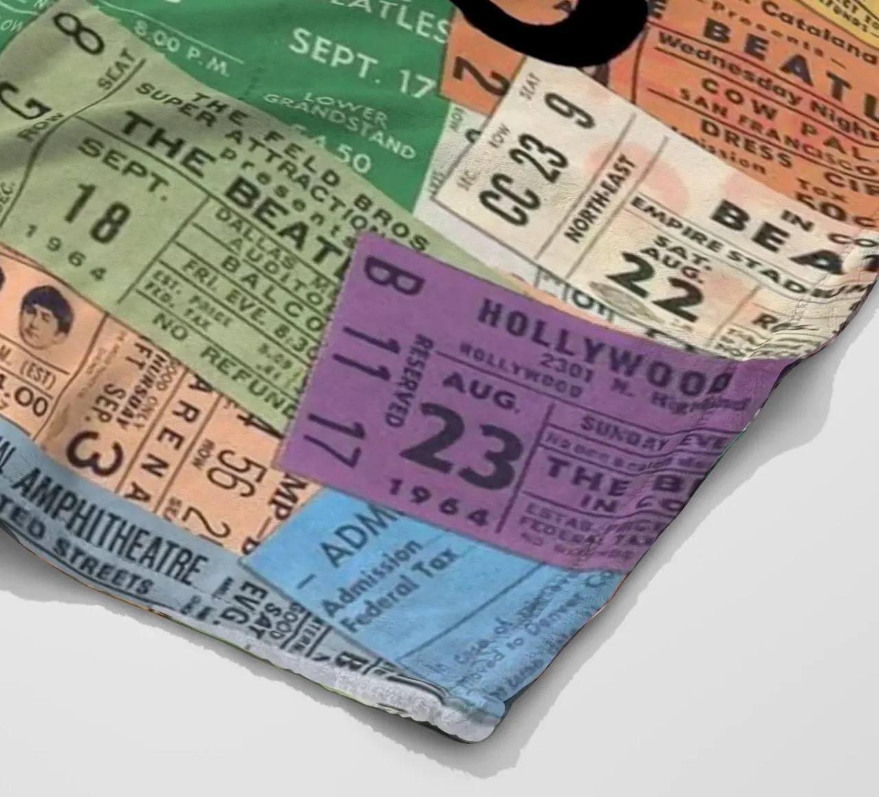 Una notte con i Beatles coperta in pile da nabcu