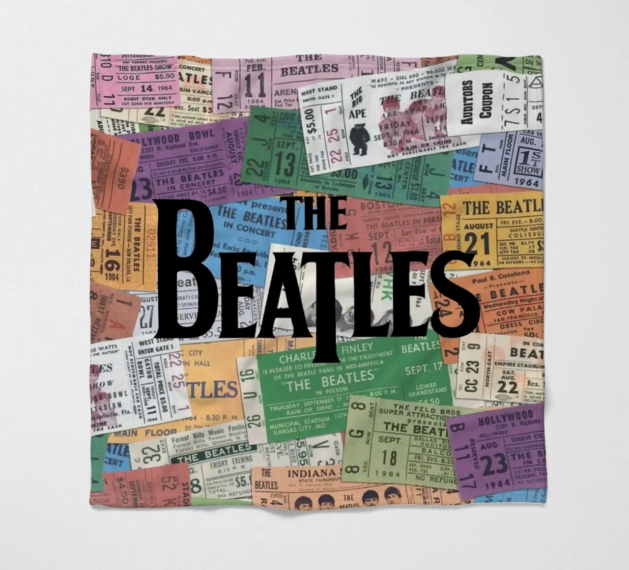 Una notte con i Beatles coperta in pile da nabcu