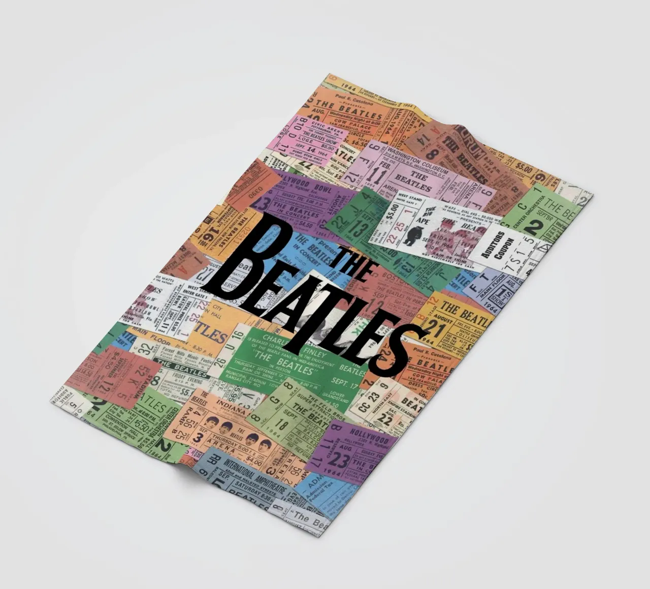 Una notte con i Beatles coperta in pile da nabcu
