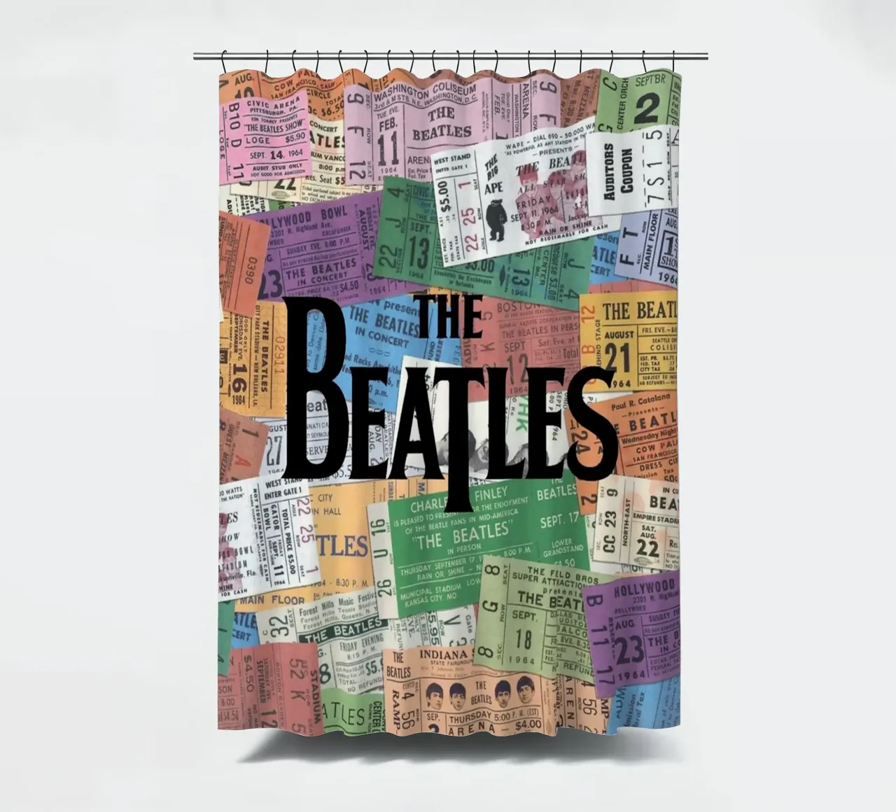 Una notte con i Beatles tenda da doccia da nabcu