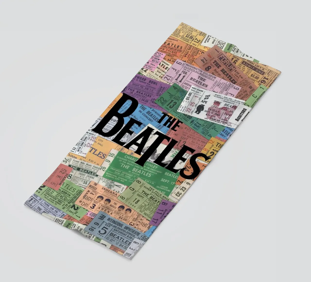 Una notte con i Beatles telo mare da nabcu
