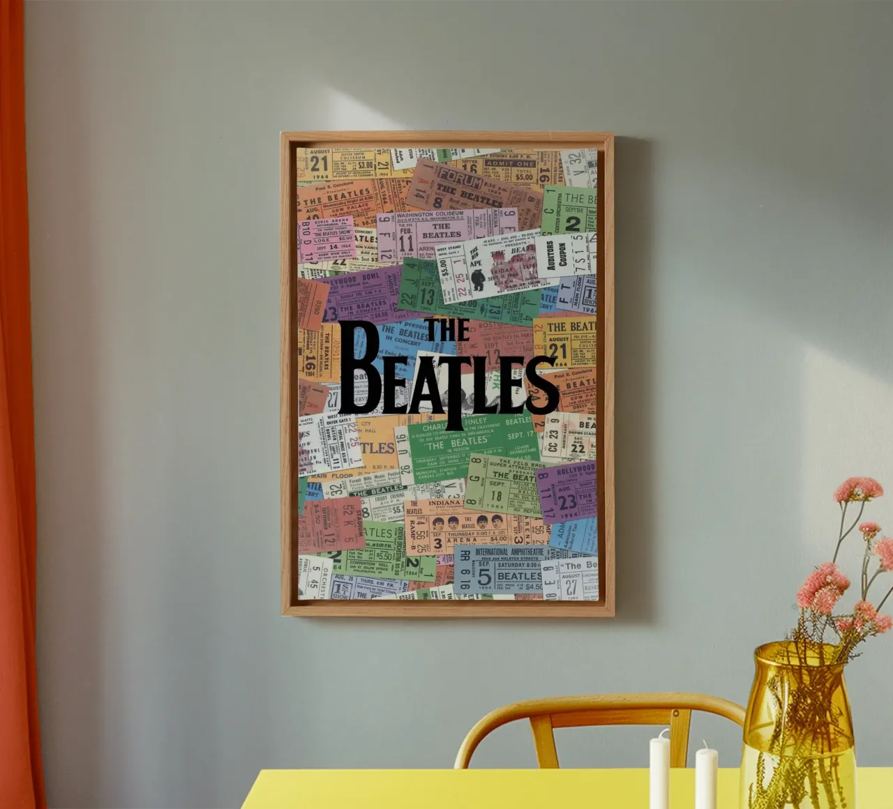 Una notte con i Beatles tela da nabcu