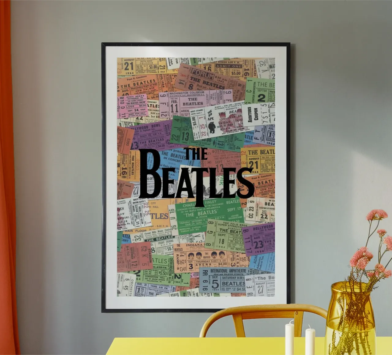 Una notte con i Beatles poster da nabcu