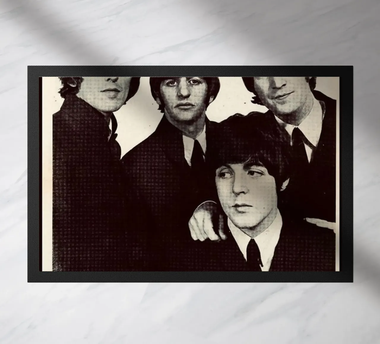 Los Fab Four en directo felpudo de nabcu