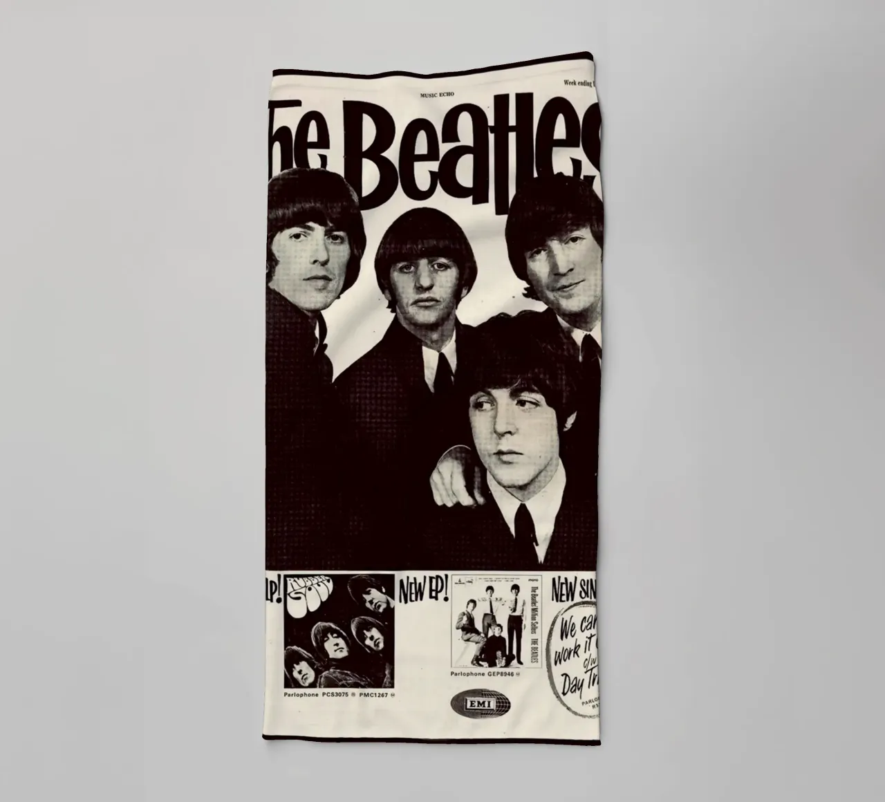 Los Fab Four en directo toalla de baño de nabcu