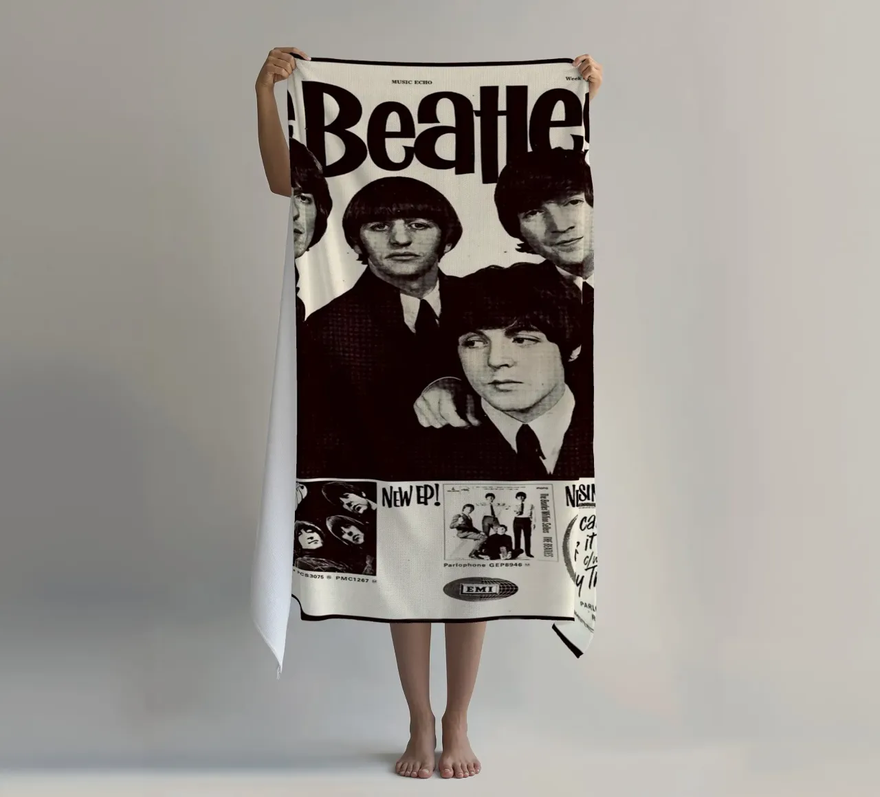 The Fab Four Live beach towel by nabcu