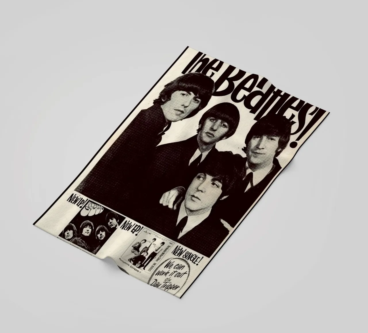 The Fab Four Live beach towel by nabcu