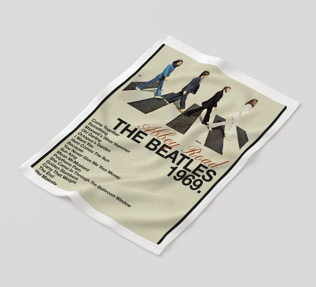 Beatles Night Of Legends fleece blanket by nabcu