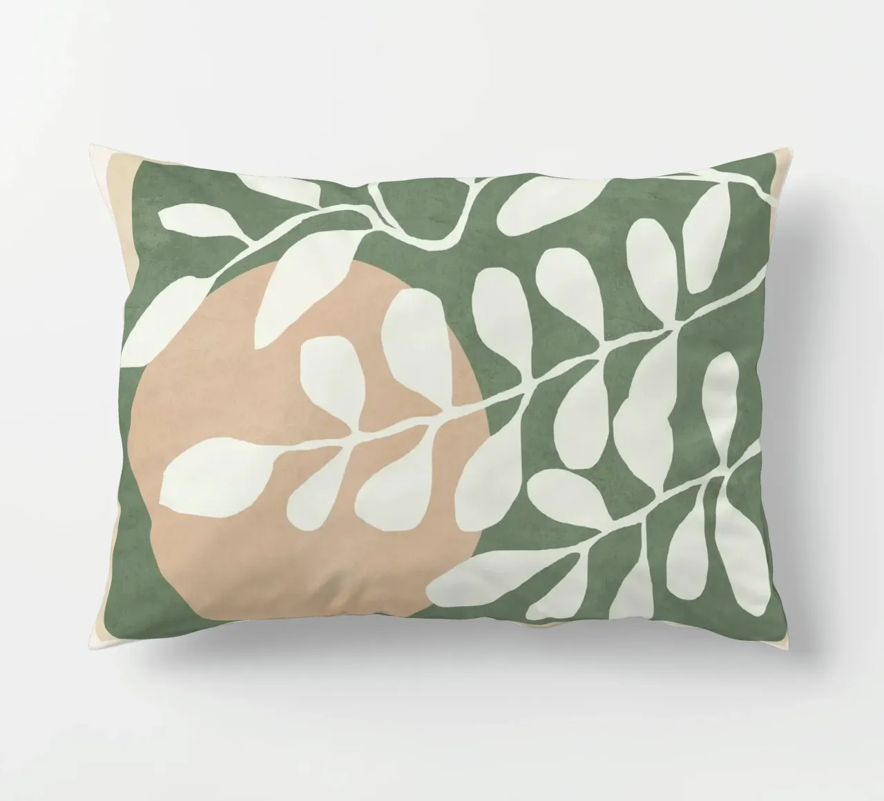 Minimal Abstract Leaves 02 cuscino da cityart