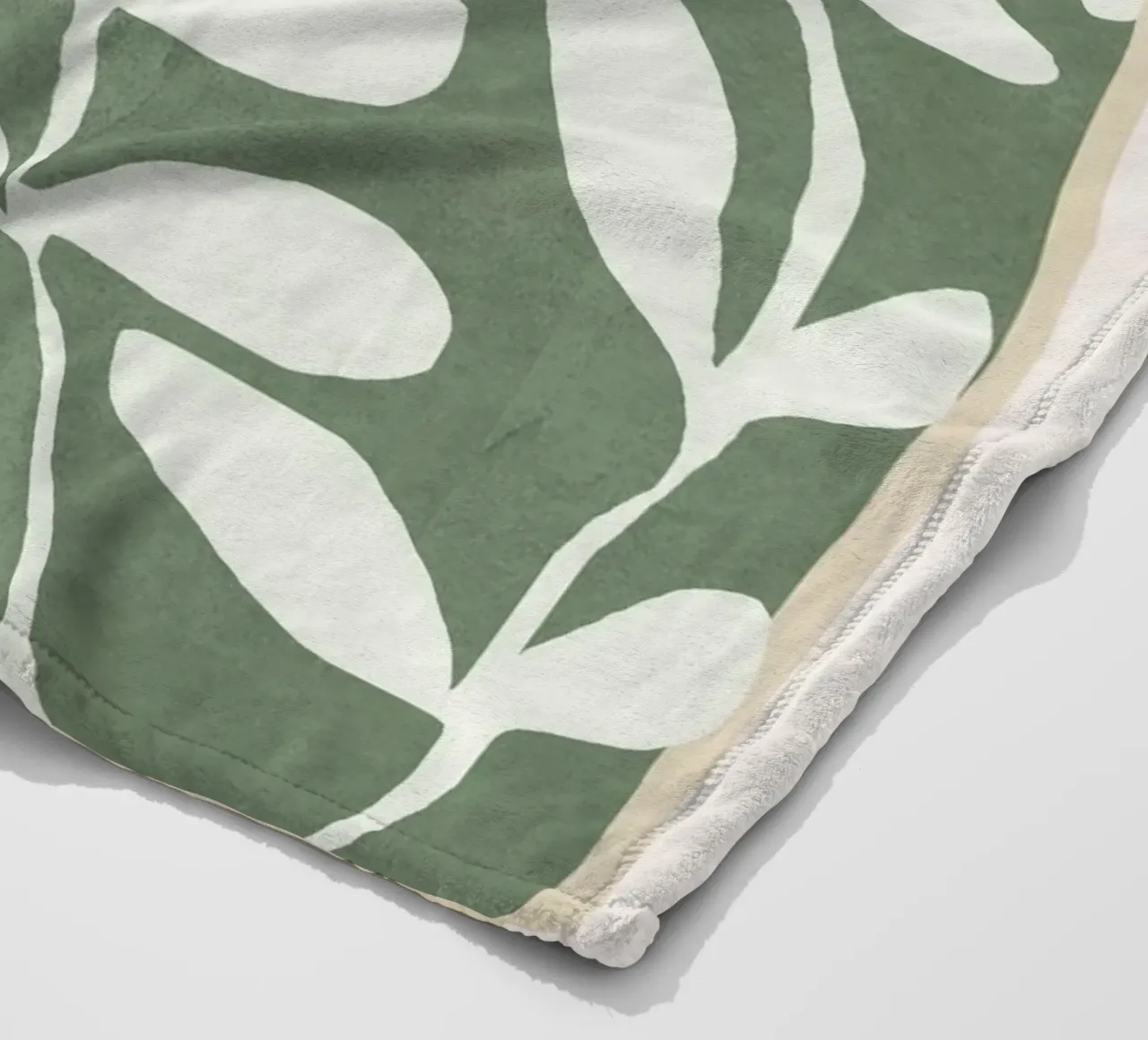 Minimal Abstract Leaves 02 coperta in pile da cityart