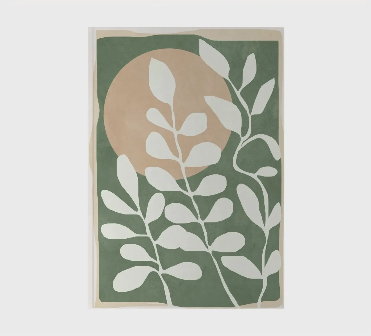 Minimal Abstract Leaves 02 diario da cityart