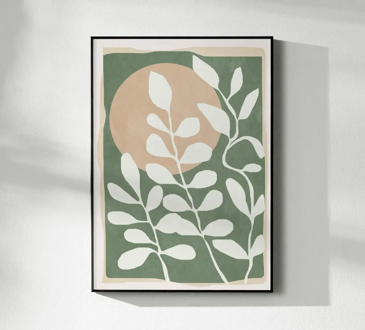 Minimal Abstract Leaves 02 plexiglass da cityart