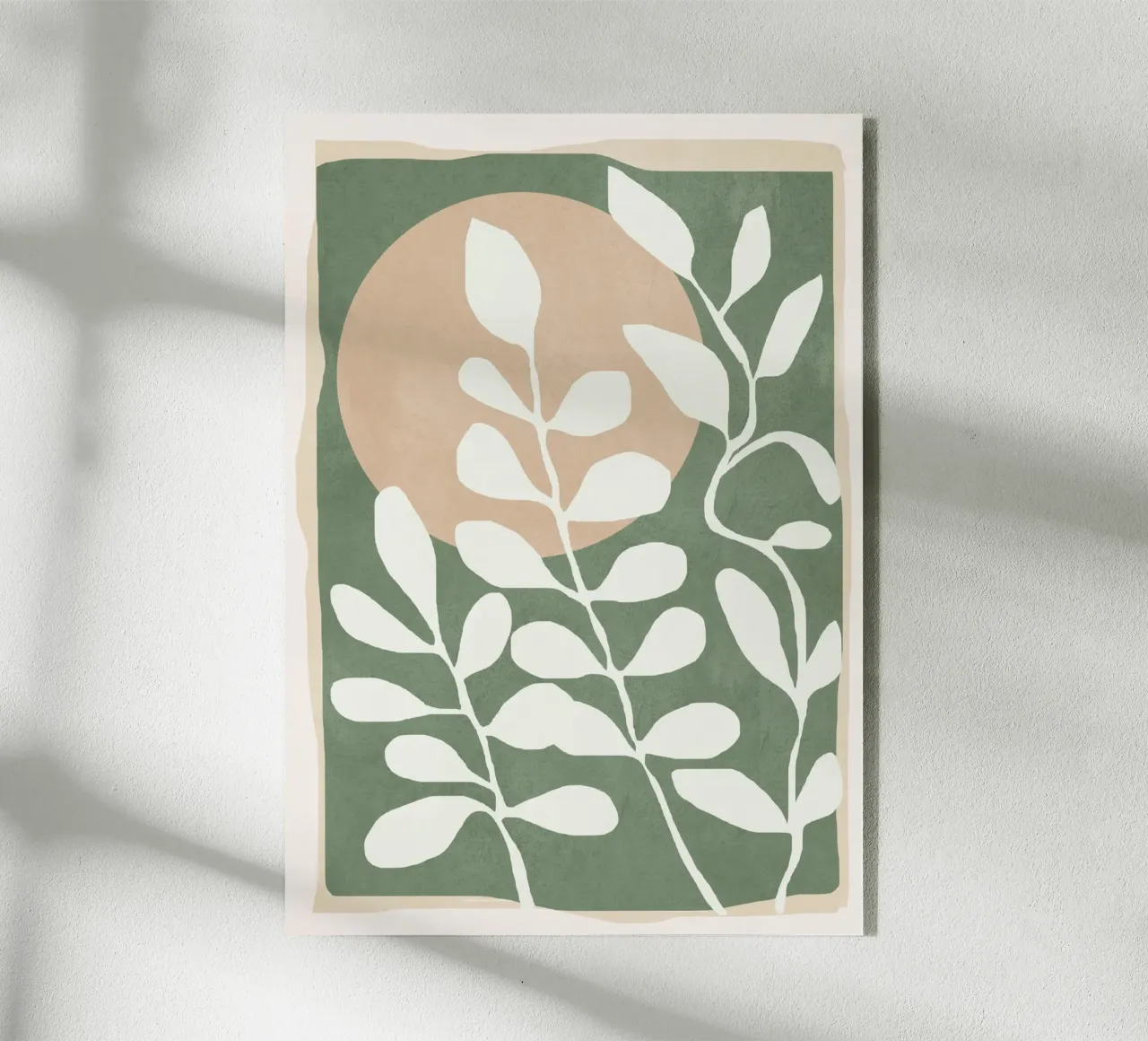 Minimal Abstract Leaves 02 plexiglass da cityart