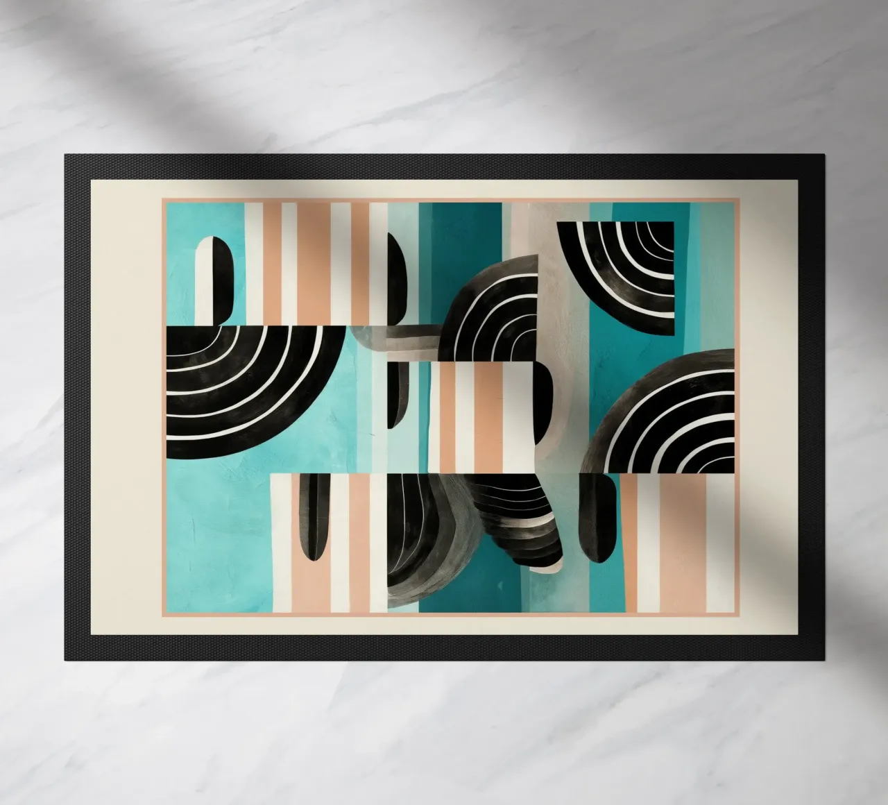 Retro Geometric Shapes 3 zerbino da Nadjaa