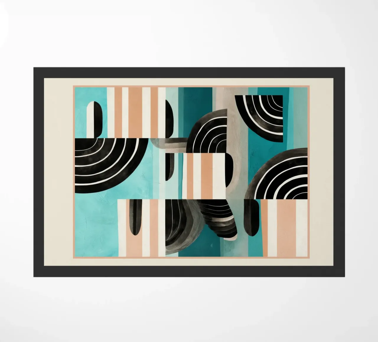 Retro Geometric Shapes 3 zerbino da Nadjaa