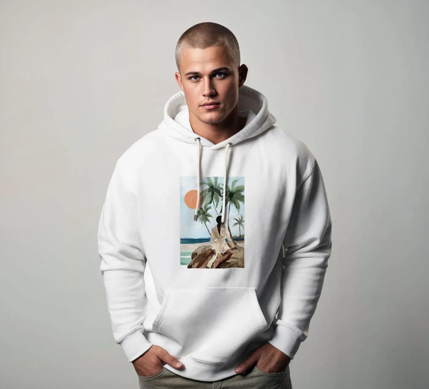 Brezza e sole felpa con cappuccio da Verse