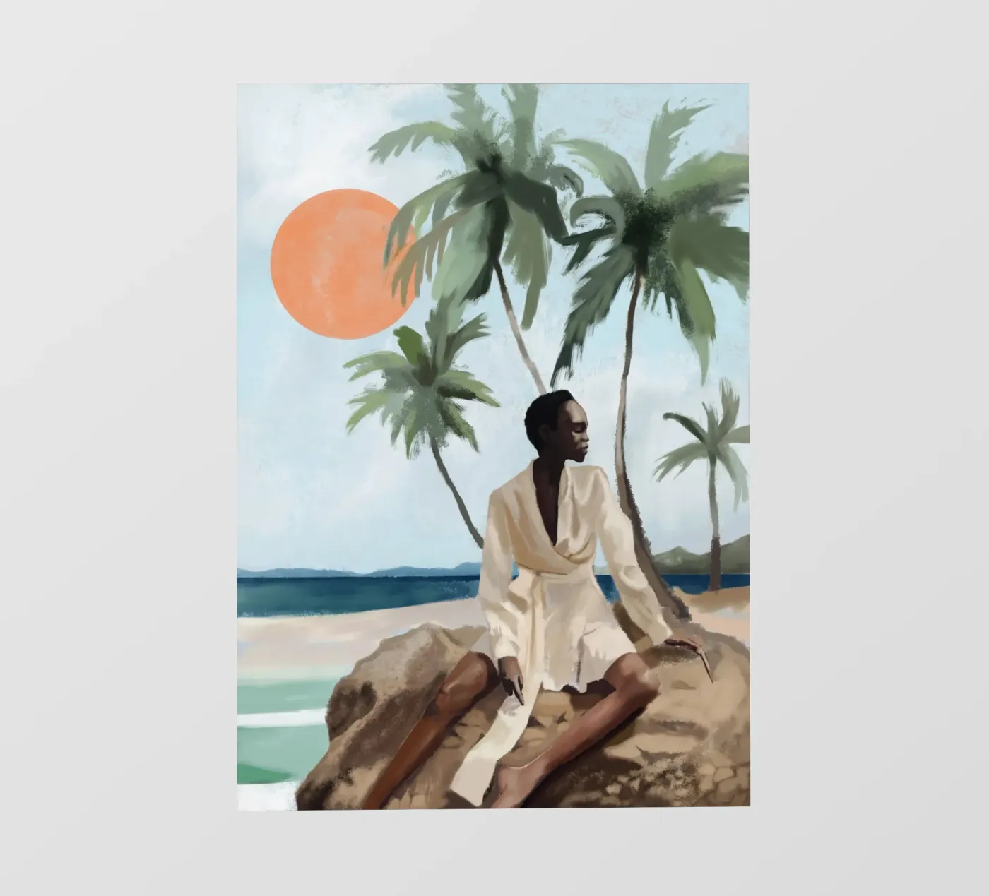 Breeze and sunshine Backlit Folie von Verse