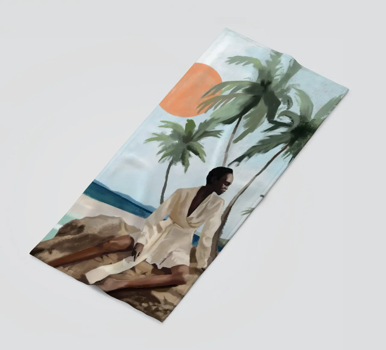 Breeze and sunshine beach towel by Verse