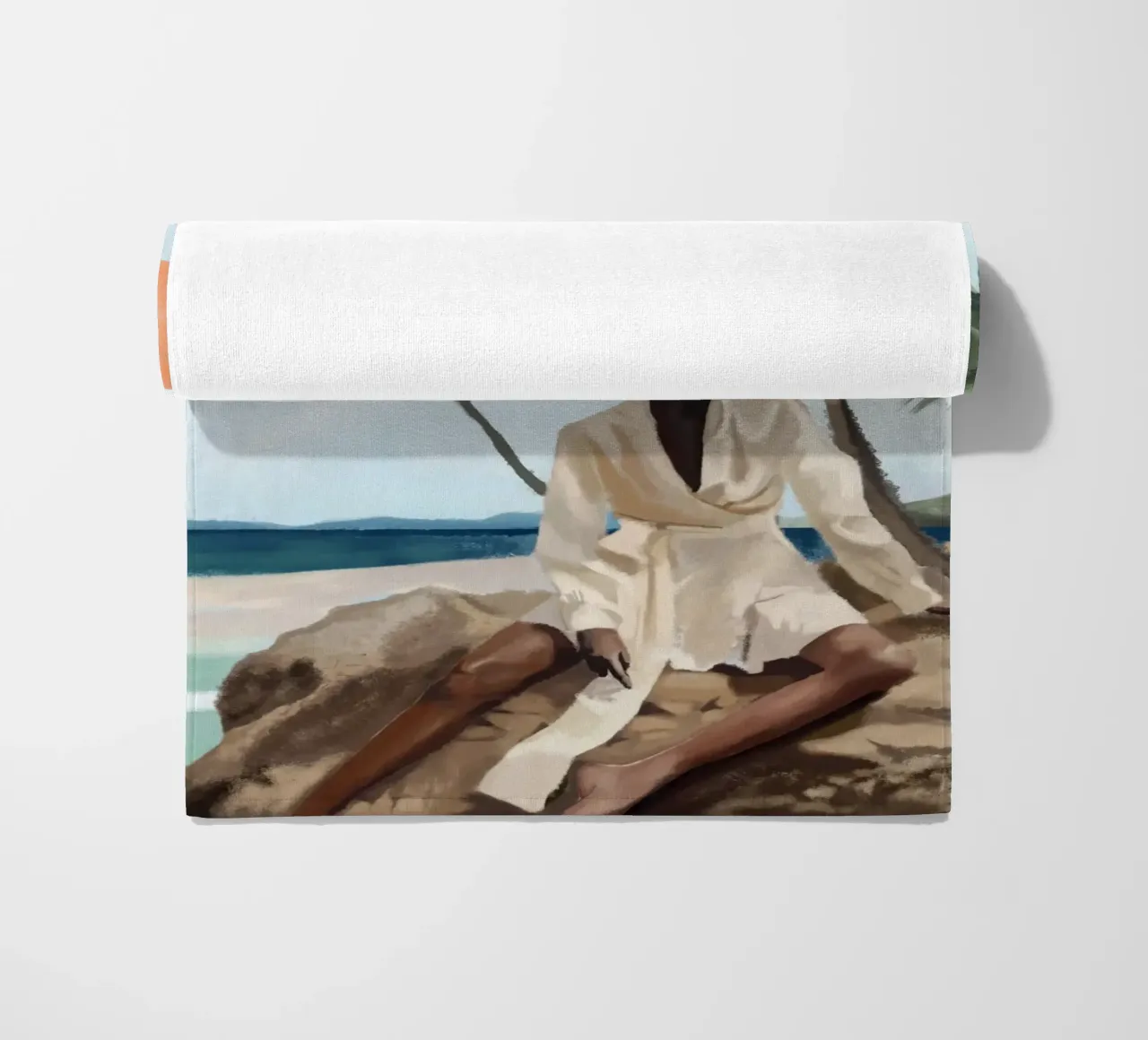 Breeze and sunshine beach towel by Verse