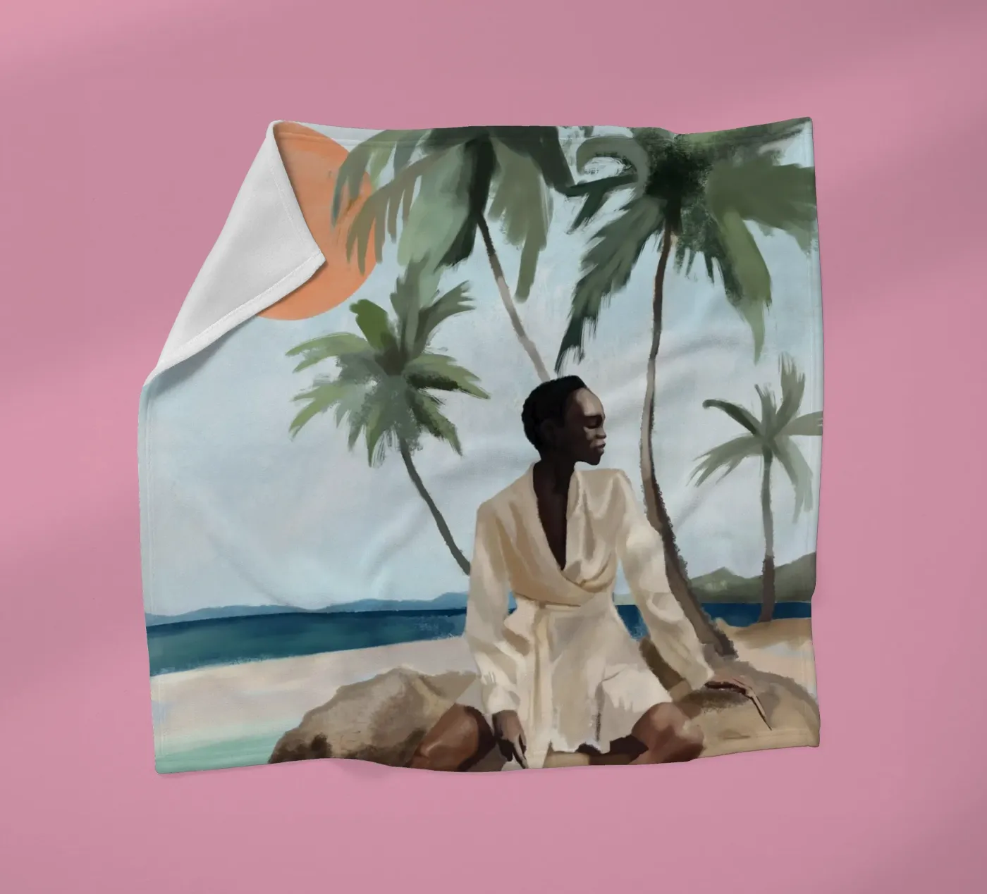 Wind en zonneschijn fleecedeken van Verse