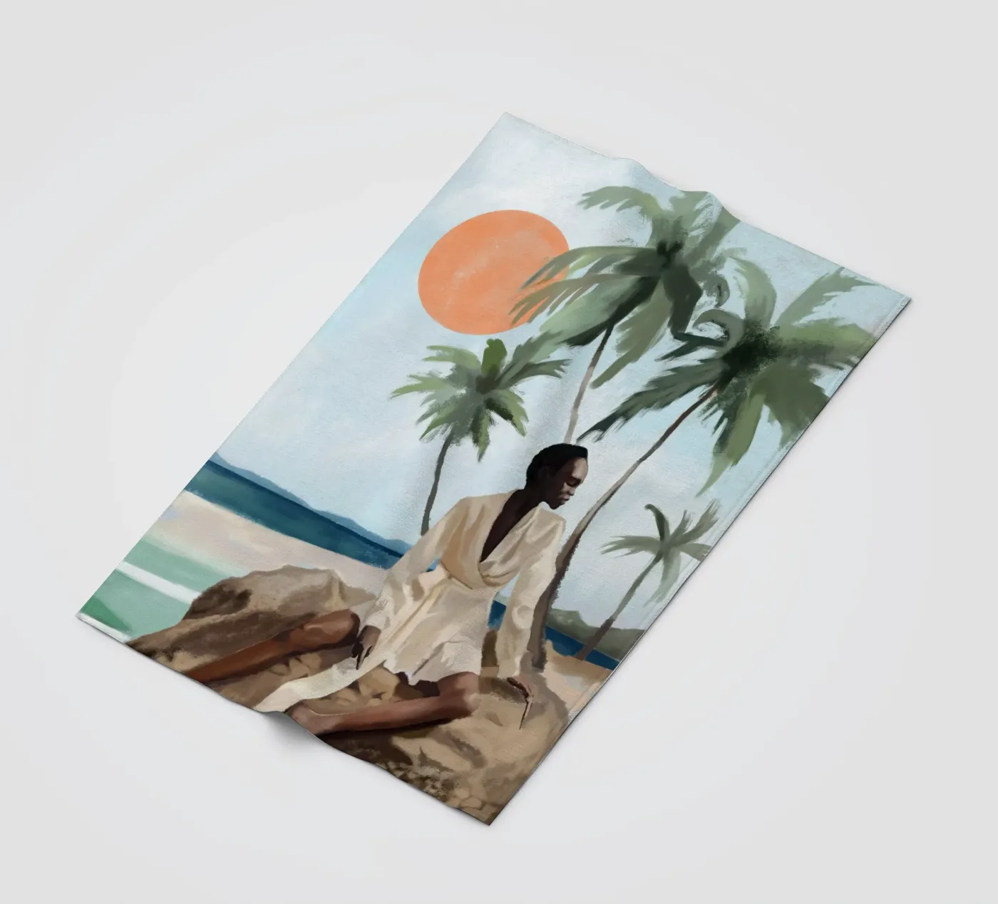 Wind en zonneschijn fleecedeken van Verse